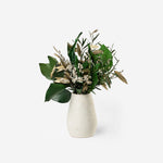 with vase