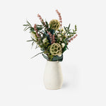 with vase
