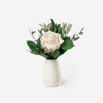 with vase