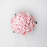 PINK PRESERVED PEONY WEDDING BOUQUET