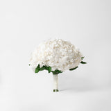 WHITE PRESERVED HYDRANGEA BRIDESMAID BOUQUET