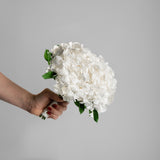 WHITE PRESERVED HYDRANGEA BRIDESMAID BOUQUET