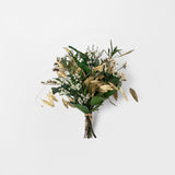 NOA - MINI PRESERVED GOLD AND WHITE HAND TIED BOQUET