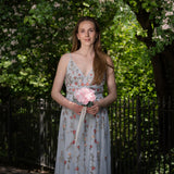 PINK PRESERVED PEONY BRIDESMAID BOUQUET