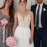 PINK PRESERVED PEONY WEDDING BOUQUET