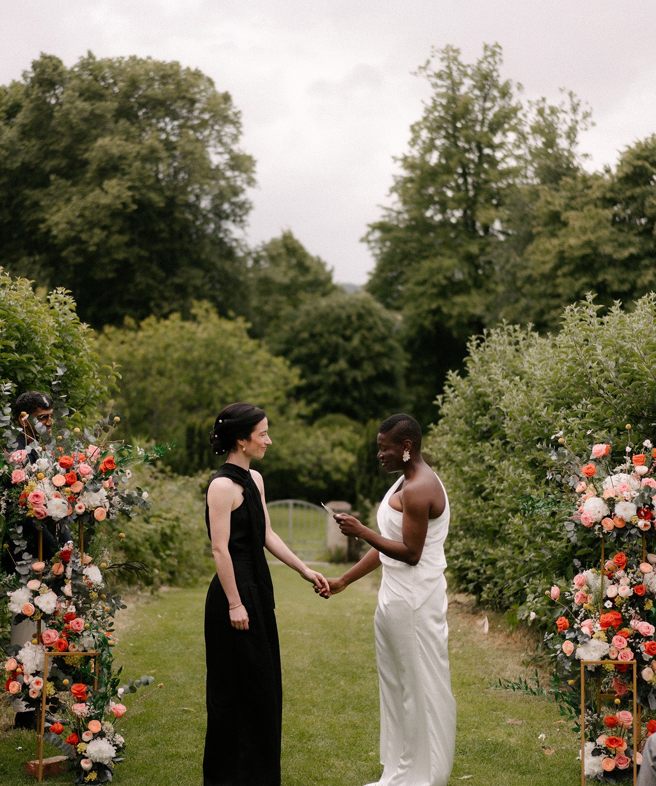 Preserved wedding flowers installation  