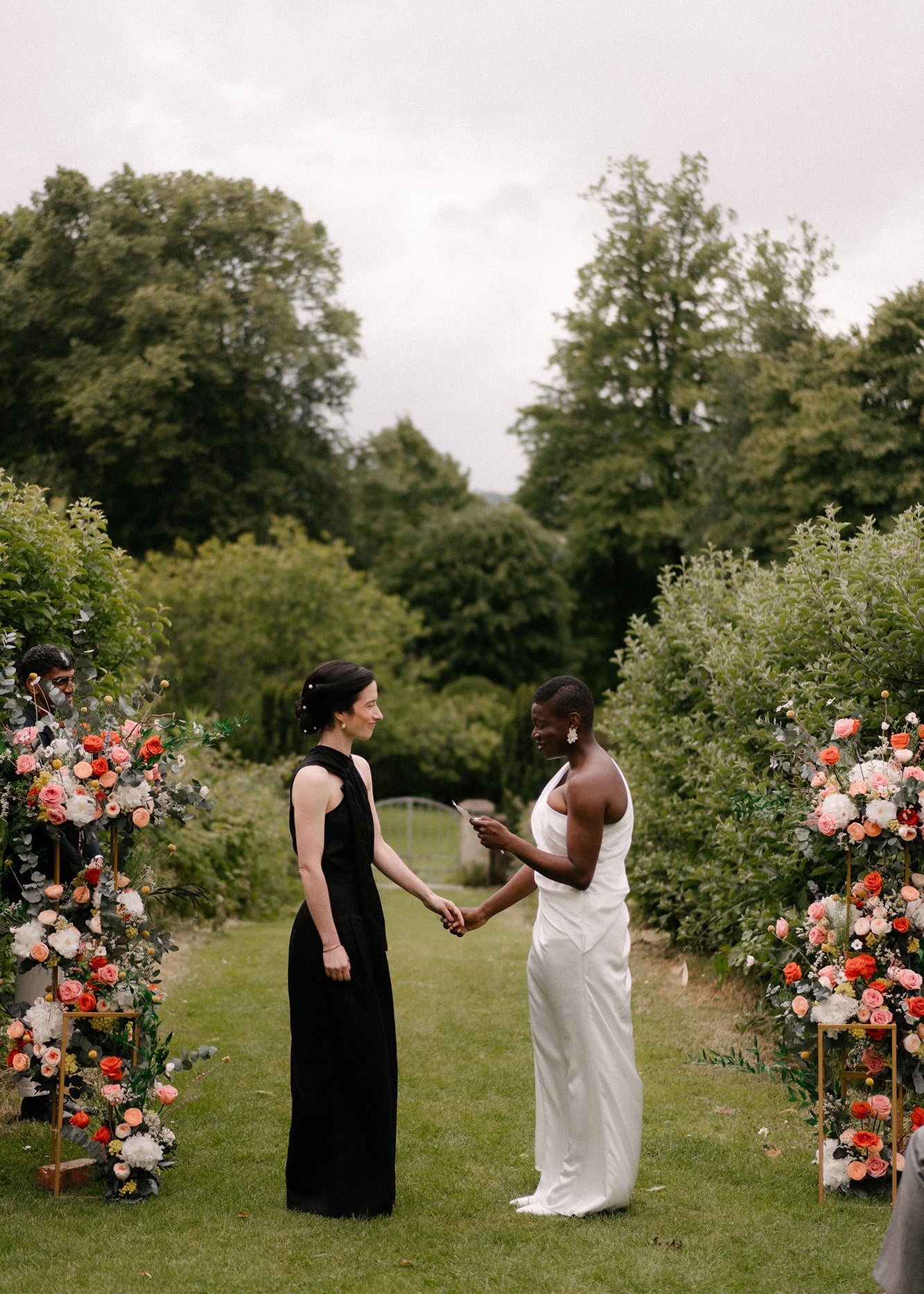 Preserved wedding flowers installation  