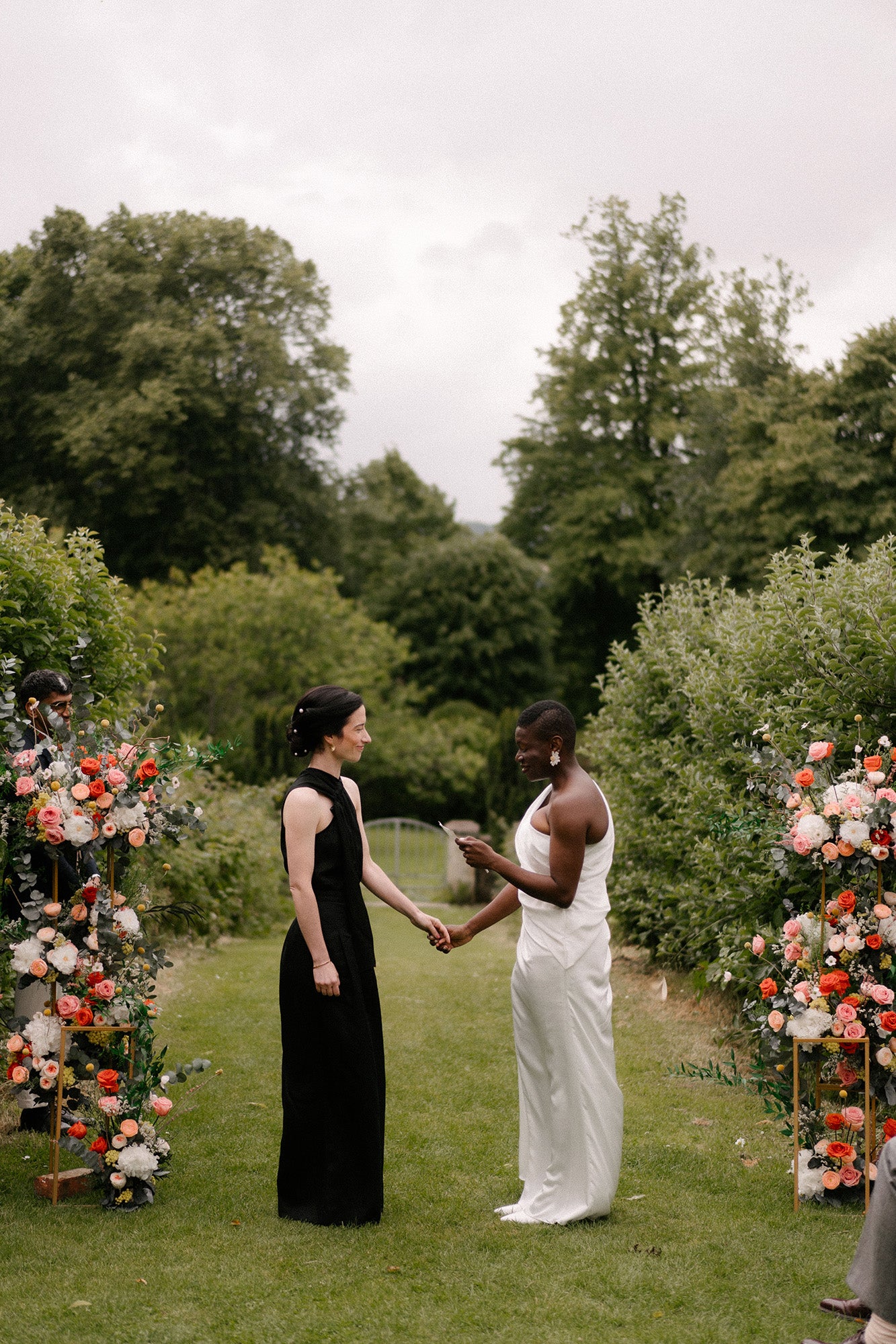 Preserved wedding flowers installation  