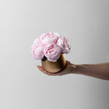 Preserved pink peonies bouquet