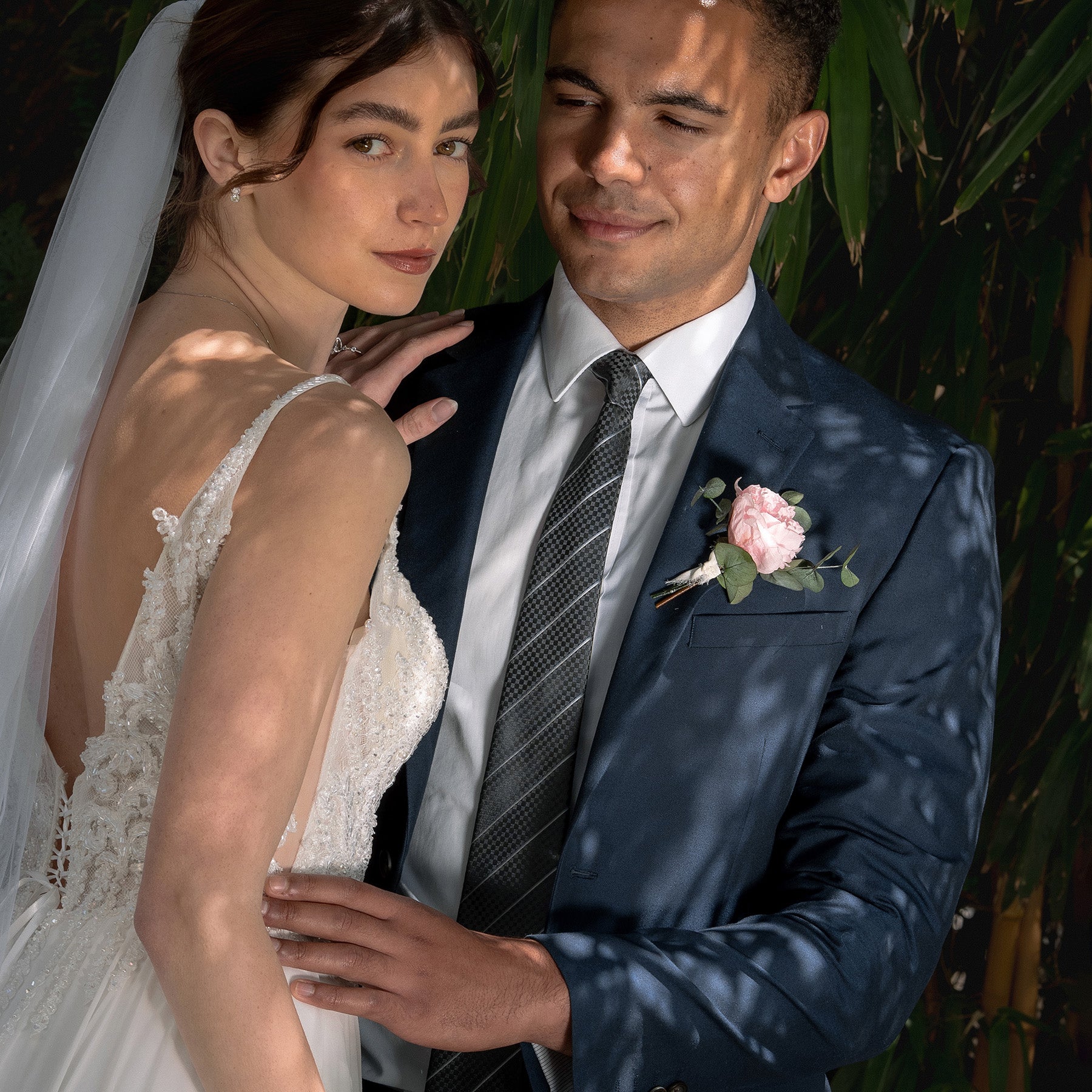 PINK PRESERVED PEONY BUTTONHOLE