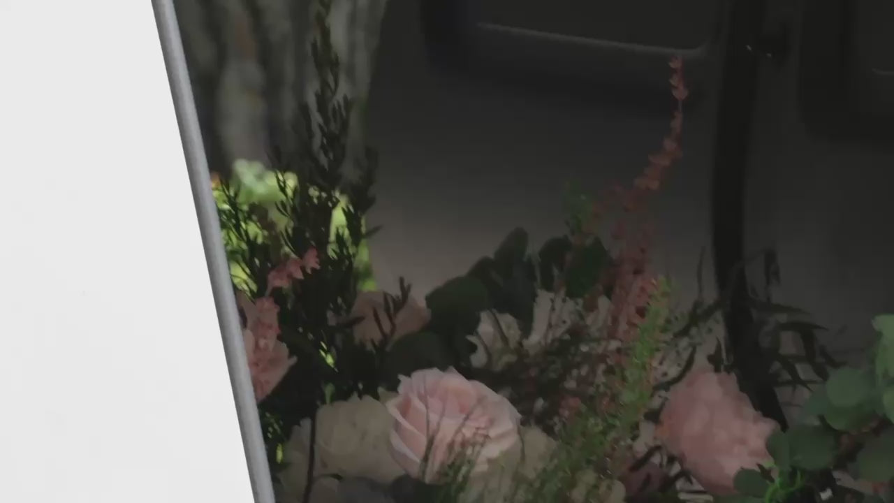 Ethereal Blooms bespoke preserved mixed flower arrangements installation