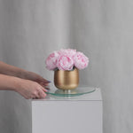 Preserved pink peonies bouquet