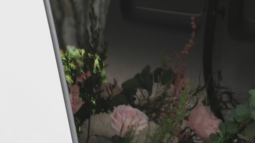 Ethereal Blooms bespoke preserved mixed flower arrangements installation