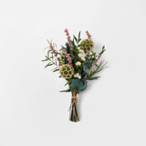 LEA - MINI PRESERVED PINK AND WHITE HAND TIED BOQUET